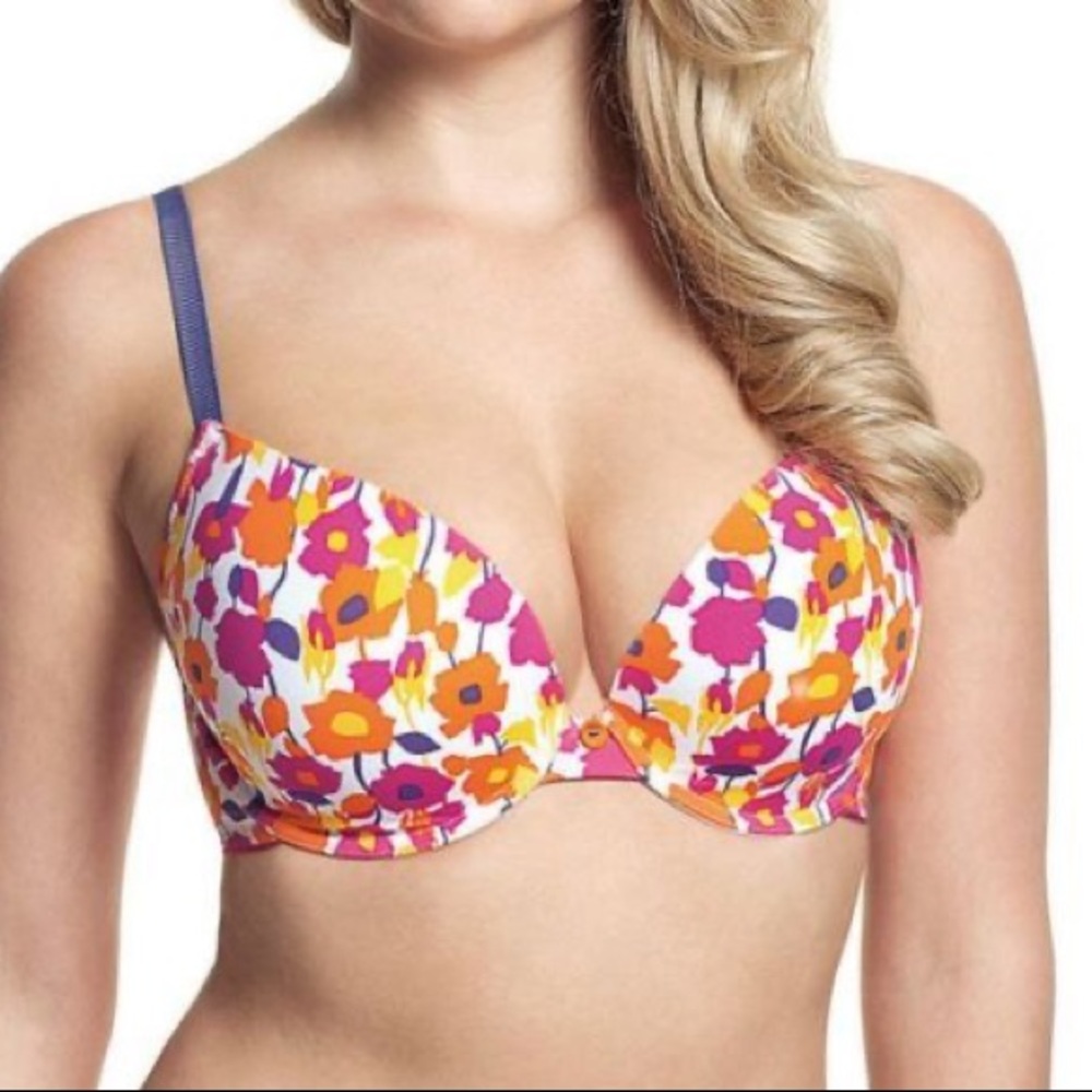 Cleo by Panache Neve Multicolor Plunge T-shirt Bra